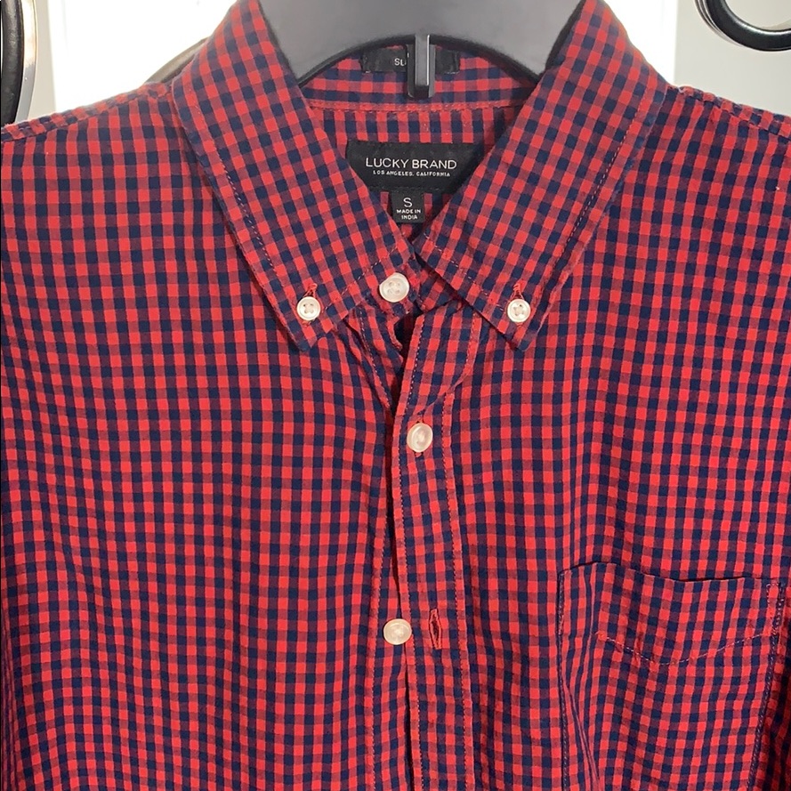 Checked Button Down